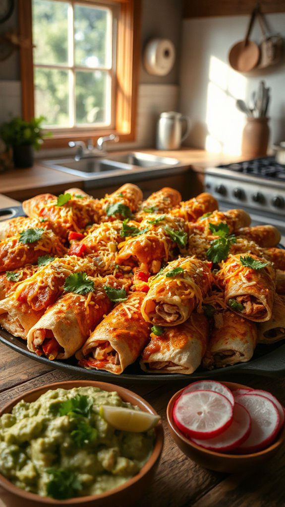 tasty chicken filled tortillas tasty chicken filled tortillas