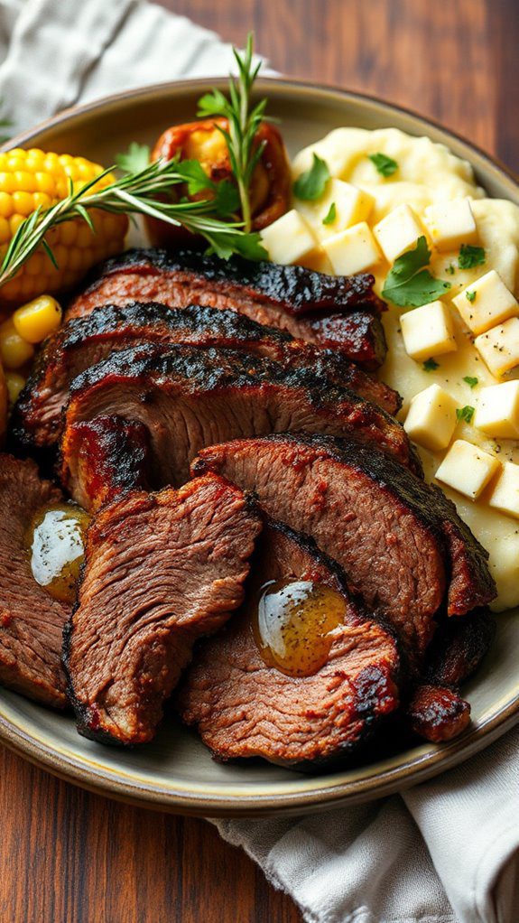 tender slow cooked beef