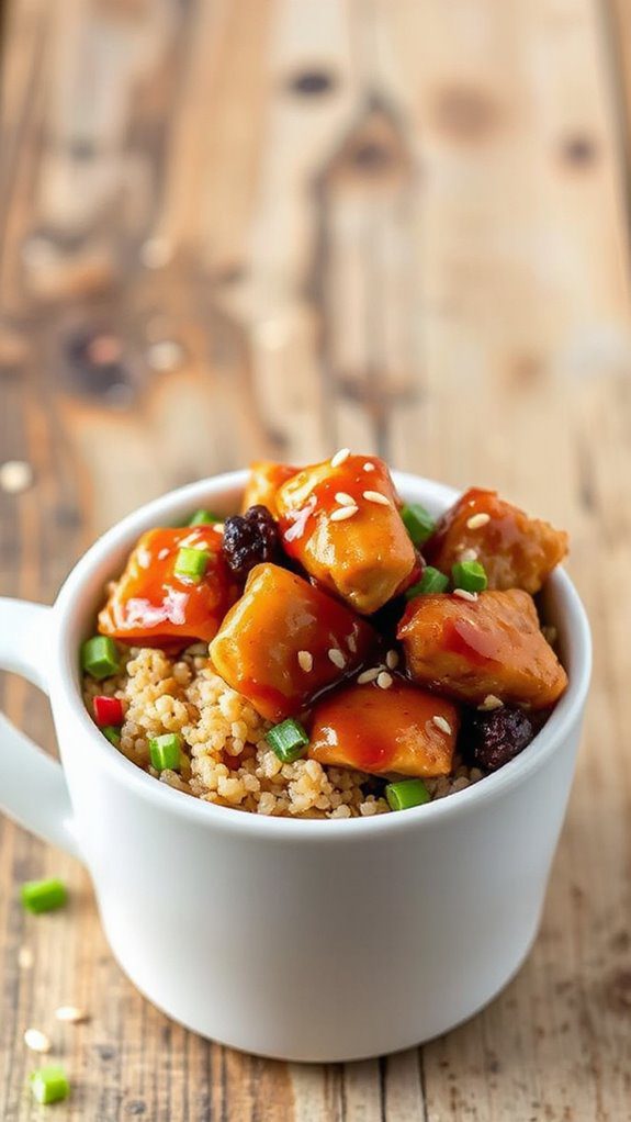 teriyaki chicken served quinoa teriyaki chicken served quinoa