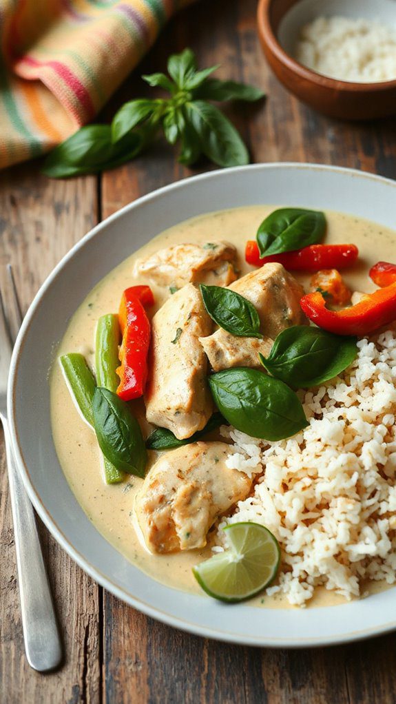thai basil green curry