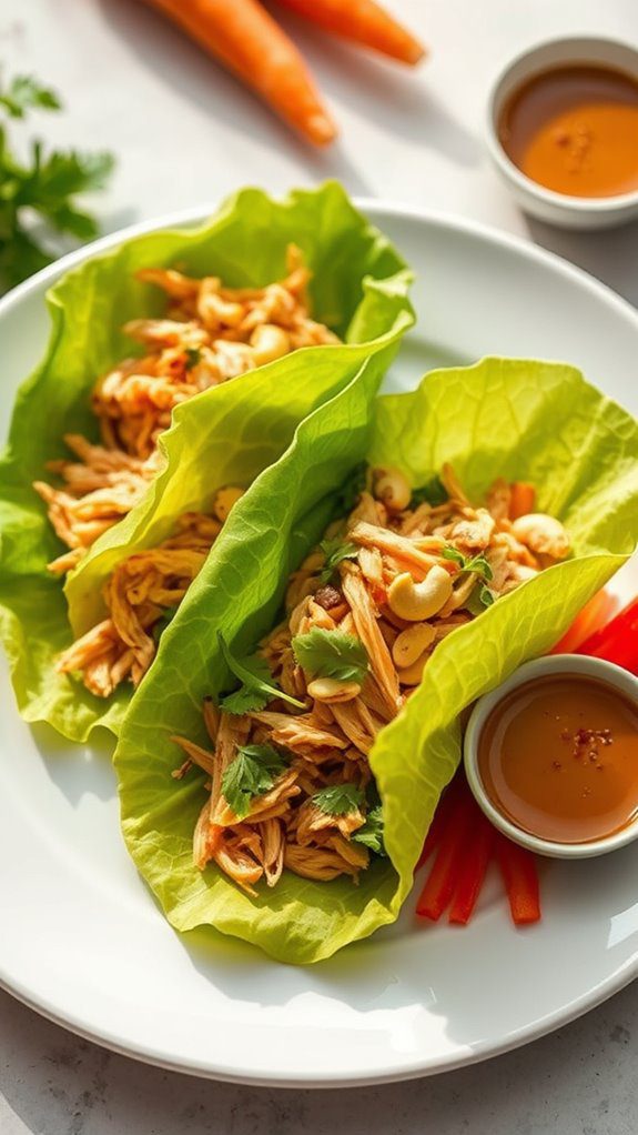 thai chicken wraps recipe thai chicken wraps recipe