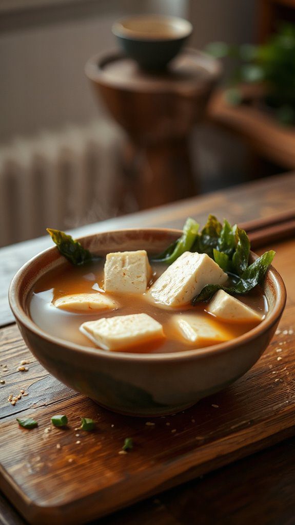tofu and seaweed soup