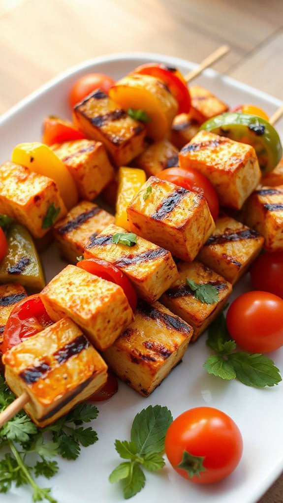 tofu vegetable skewers recipe