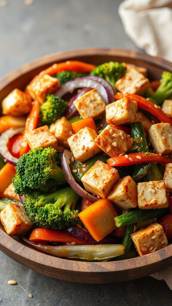 tofu vegetable stir fry recipe