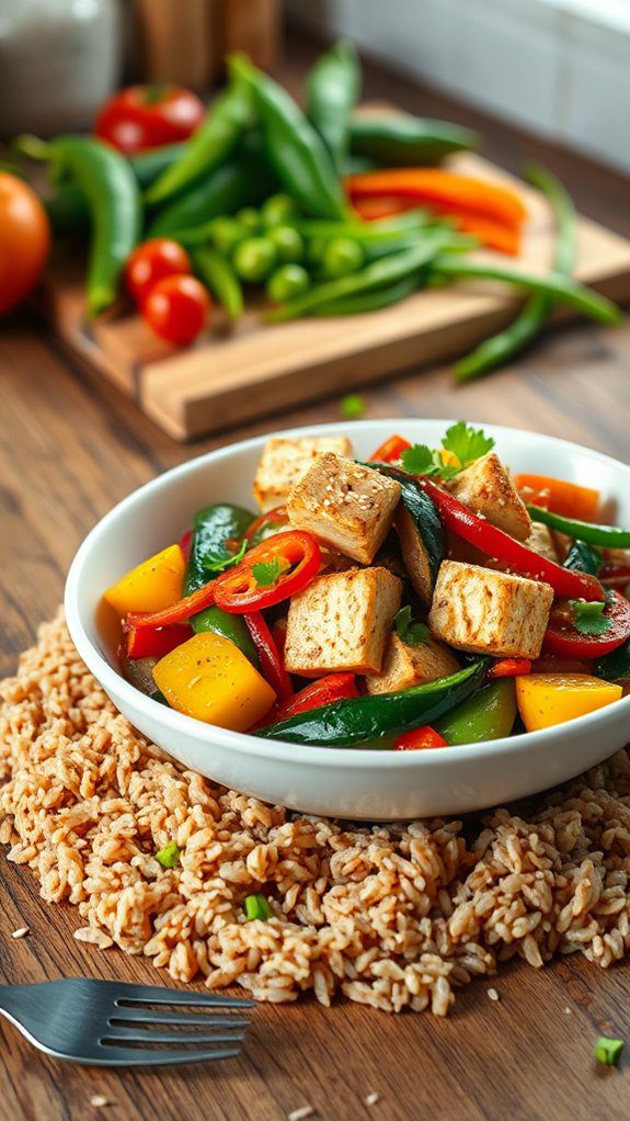 tofu vegetable stir fry recipe