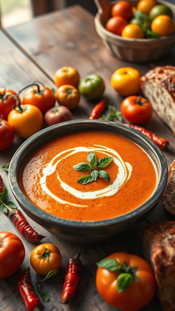 tomato and pepper soup tomato and pepper soup