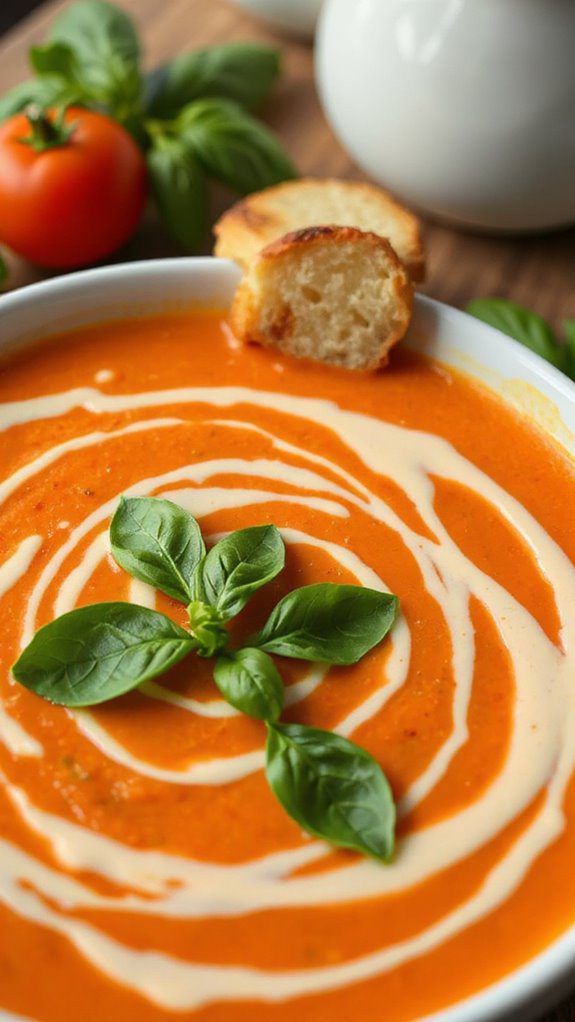 tomato basil soup recipe