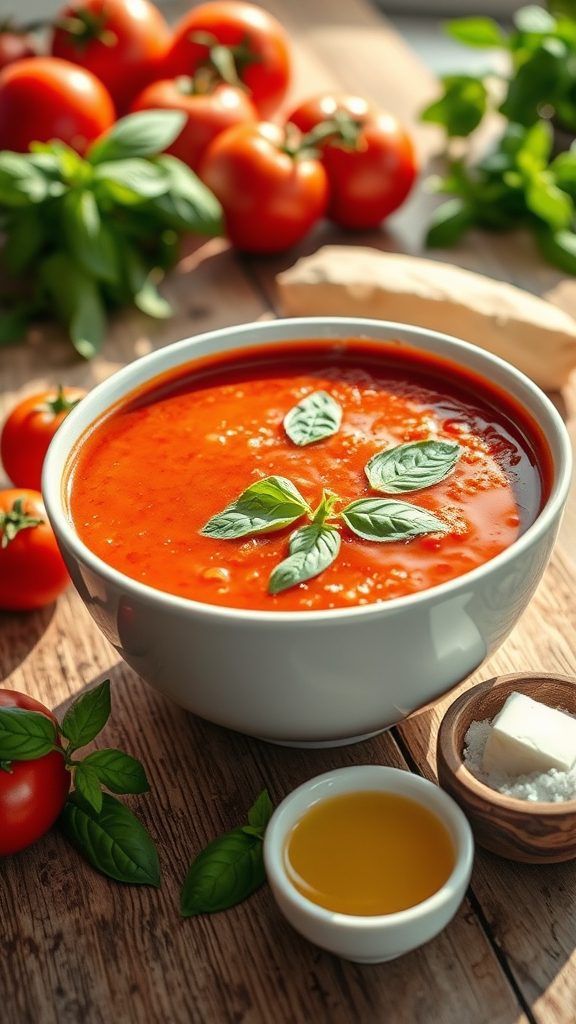 tomato basil soup recipe tomato basil soup recipe