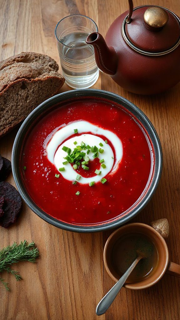 traditional russian beet soup