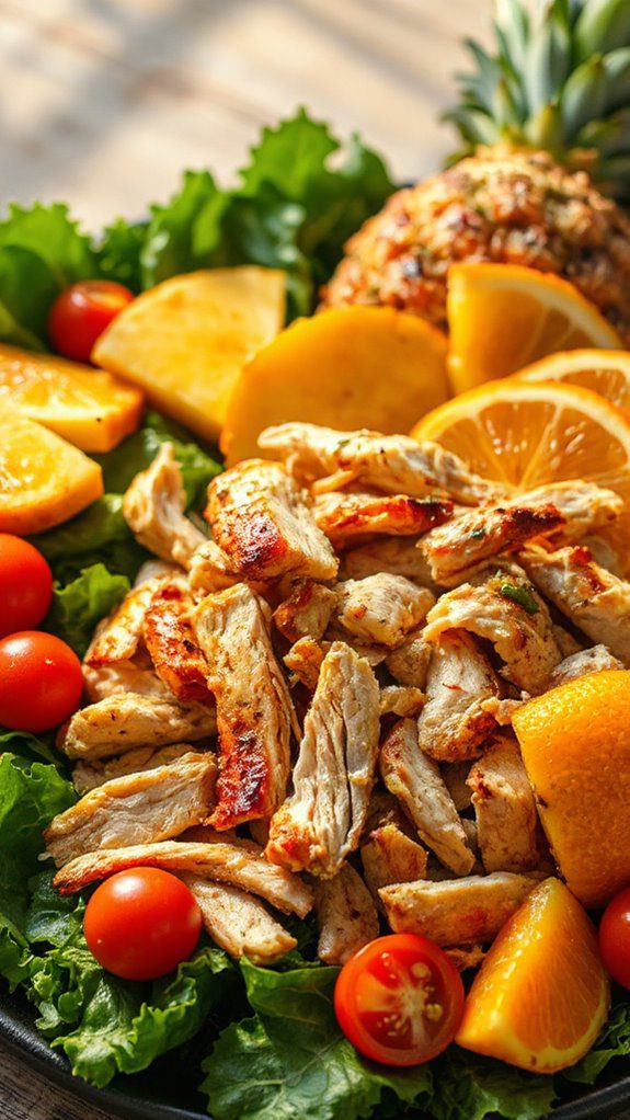 tropical chicken fruit medley tropical chicken fruit medley