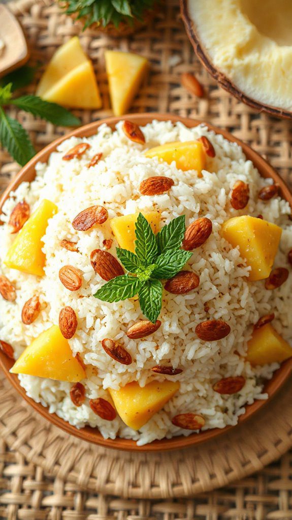 tropical coconut pineapple dish tropical coconut pineapple dish