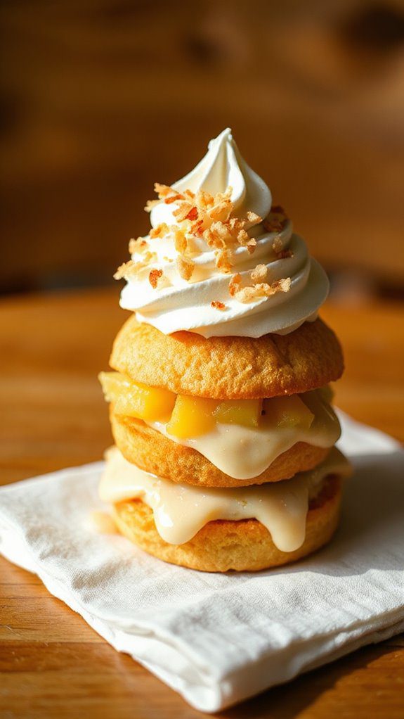 tropical fruit dessert delight