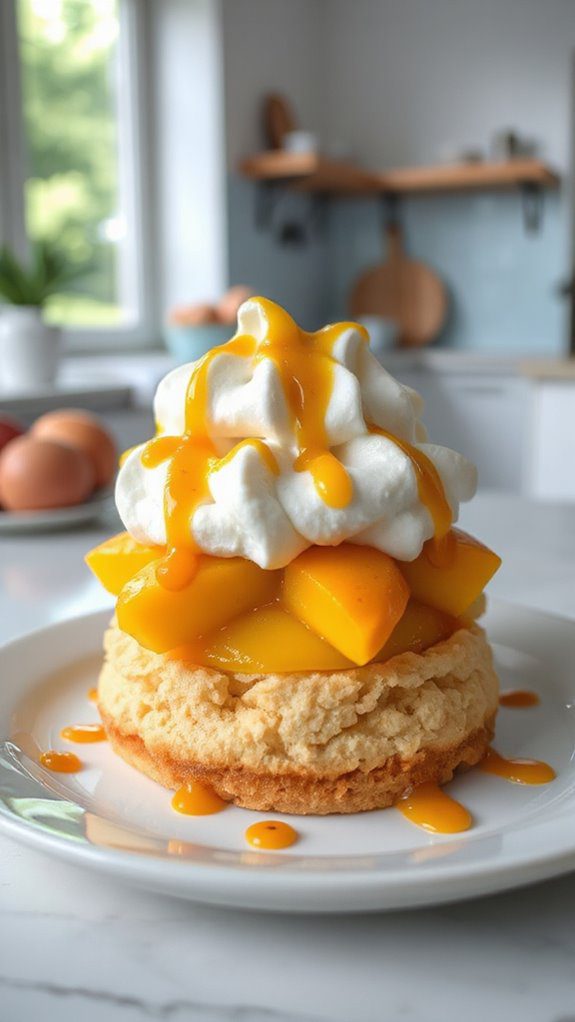 tropical fruit dessert delight