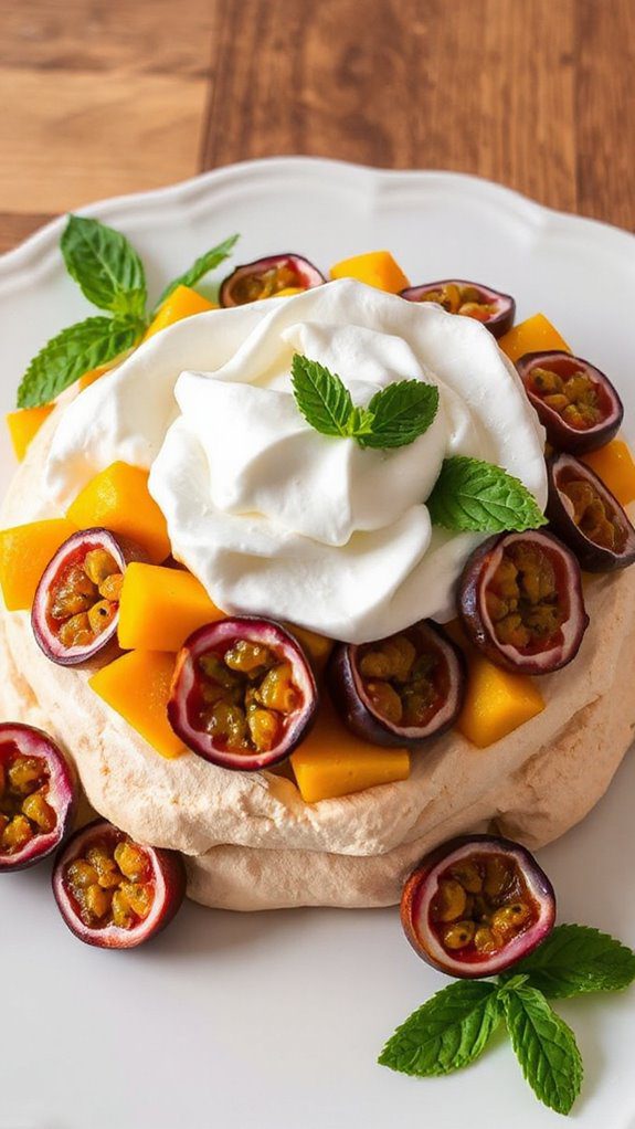 tropical fruit dessert delight