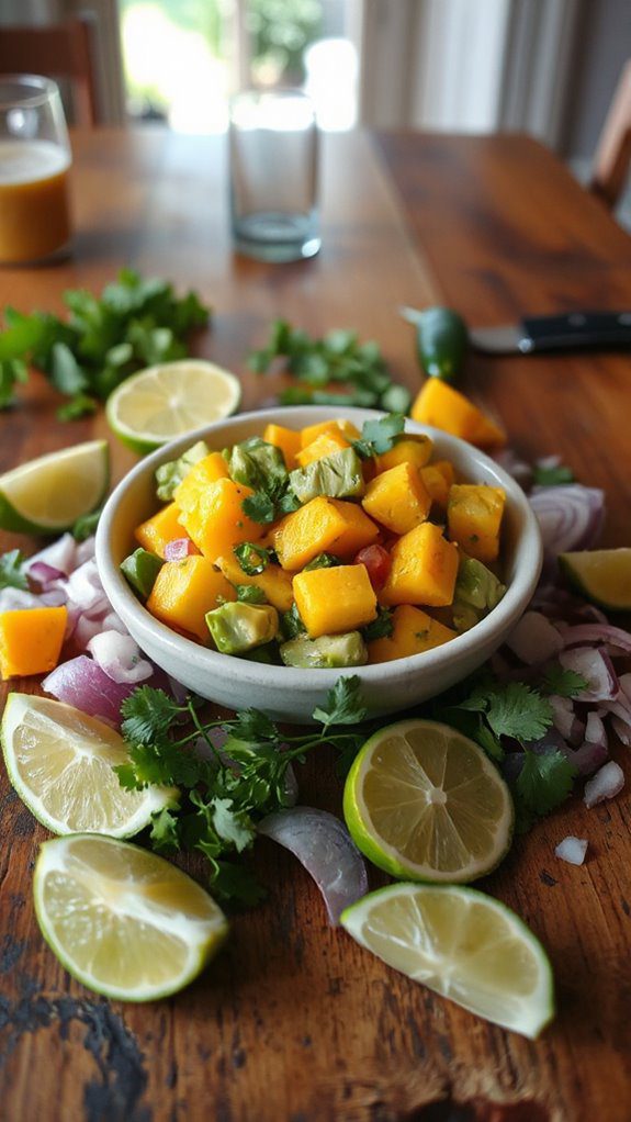 tropical fruit salsa blend