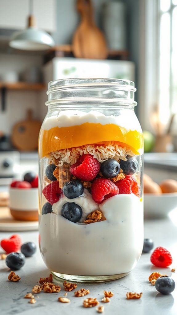 tropical fruit smoothie bowl
