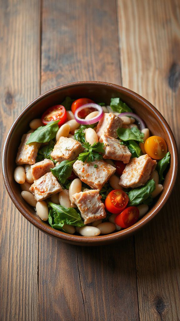 tuna and bean dish tuna and bean dish