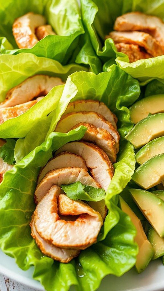 turkey and avocado wraps
