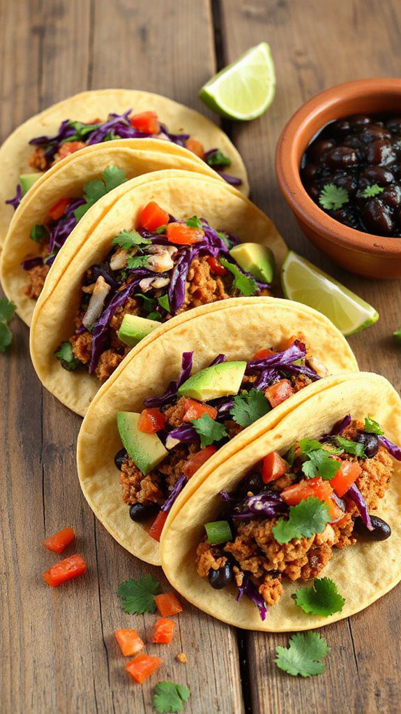turkey and black bean tacos turkey and black bean tacos