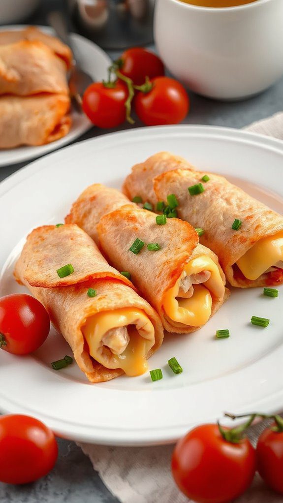 turkey and cheese rolls