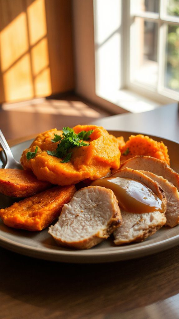 turkey with sweet potatoes