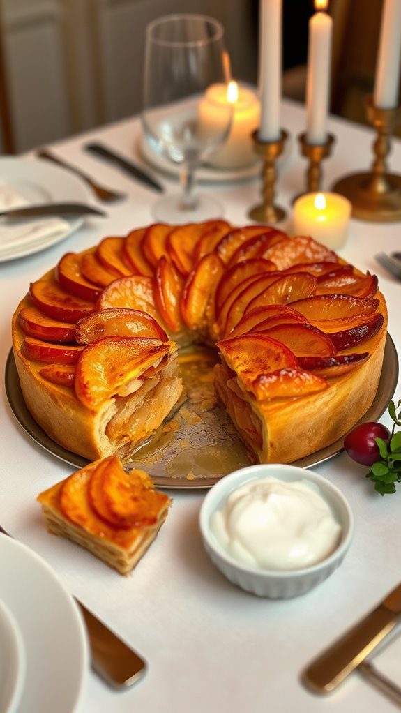 upside down caramelized apple tart upside down caramelized apple tart