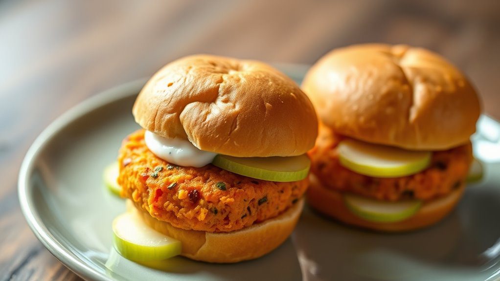 vegetable and fruit sliders