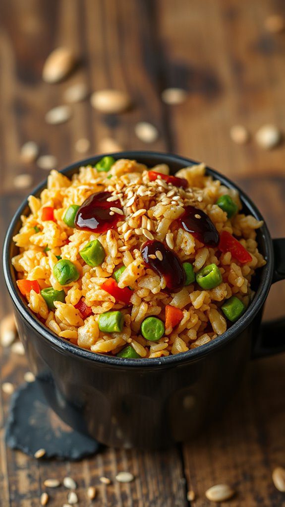 vegetarian stir fried rice dish vegetarian stir fried rice dish