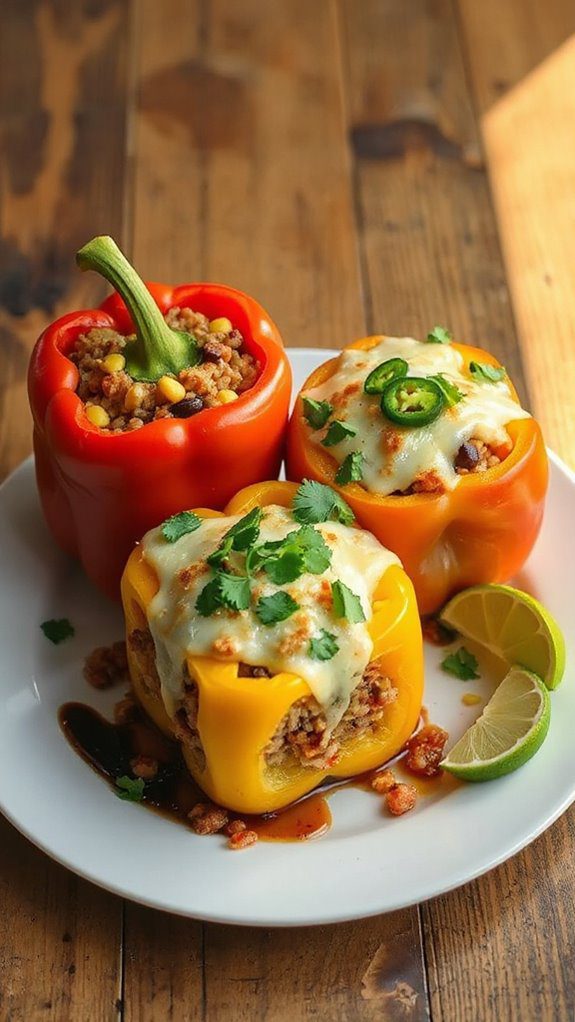 vegetarian stuffed bell peppers