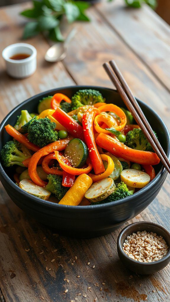 vibrant seasonal vegetable dish