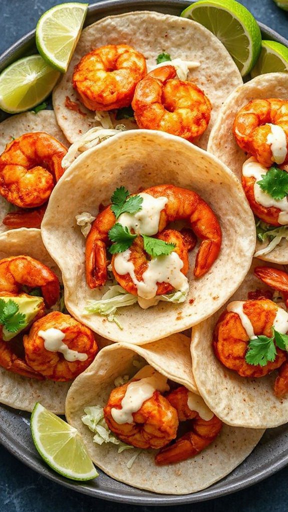 zesty shrimp taco delight