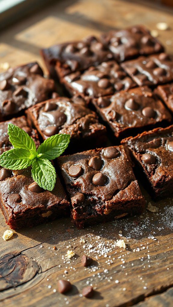 zucchini infused chocolate brownies