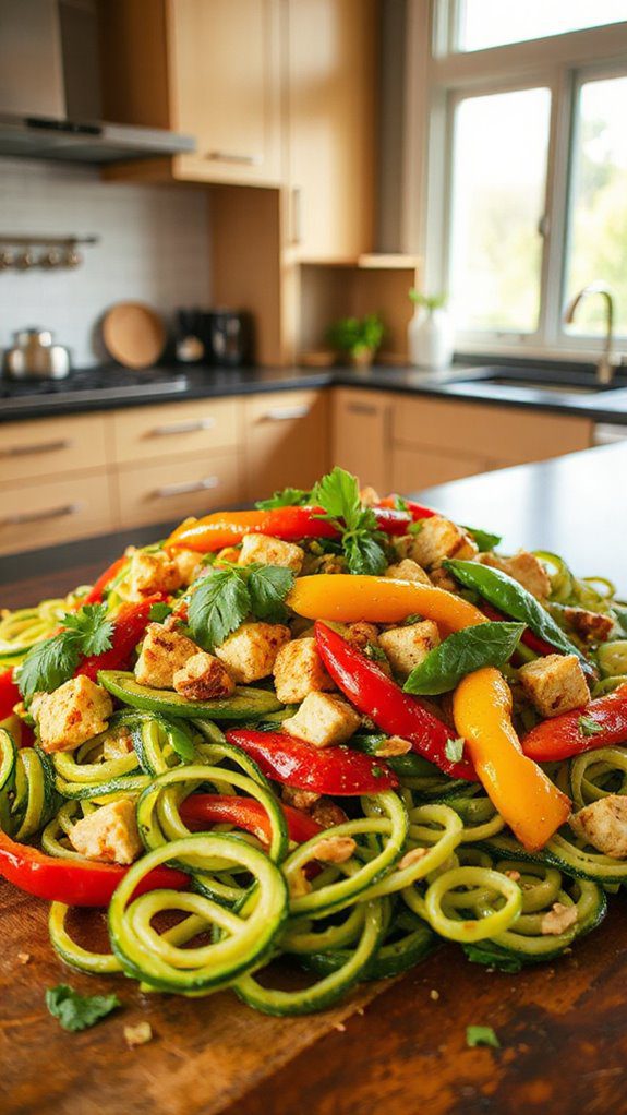 zucchini noodle stir fry recipe zucchini noodle stir fry recipe