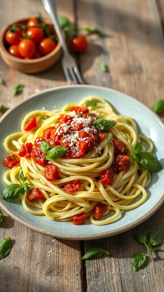 zucchini noodles with sauce zucchini noodles with sauce
