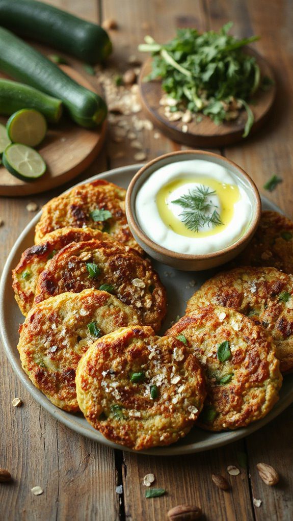 zucchini oat fritters recipe zucchini oat fritters recipe