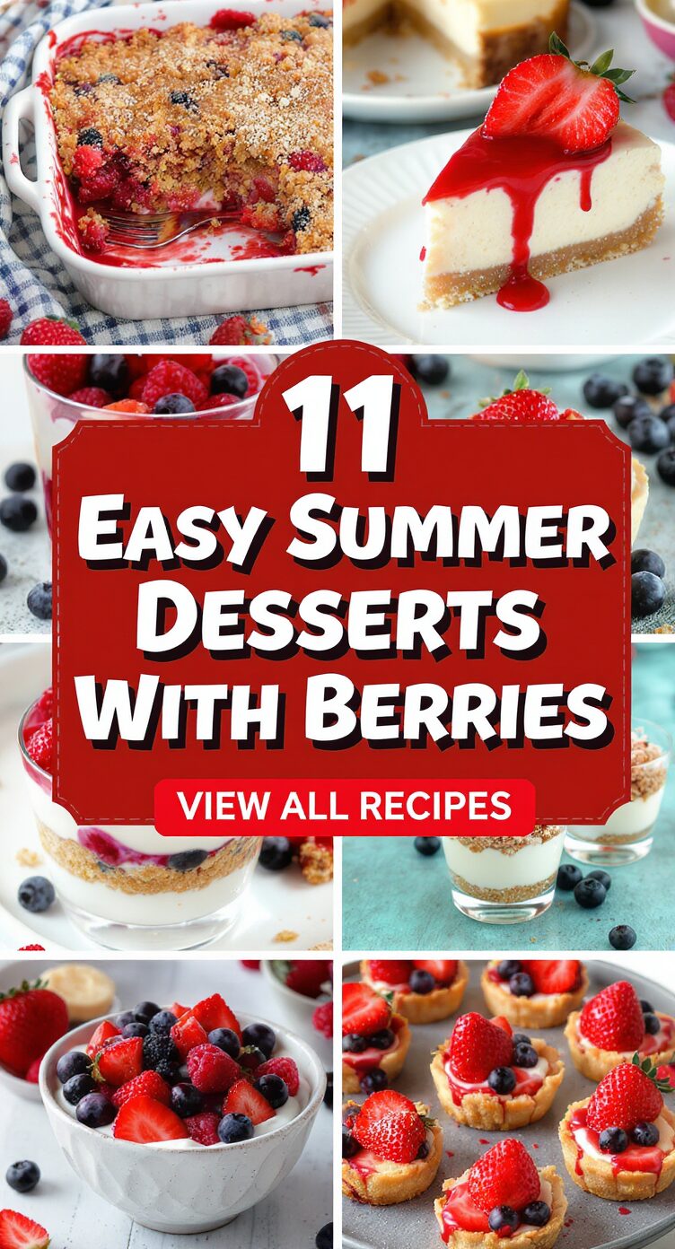 11 Easy Summer Desserts With Berries