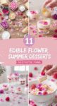 11 Edible Flower Summer Desserts for Aesthetic Fans