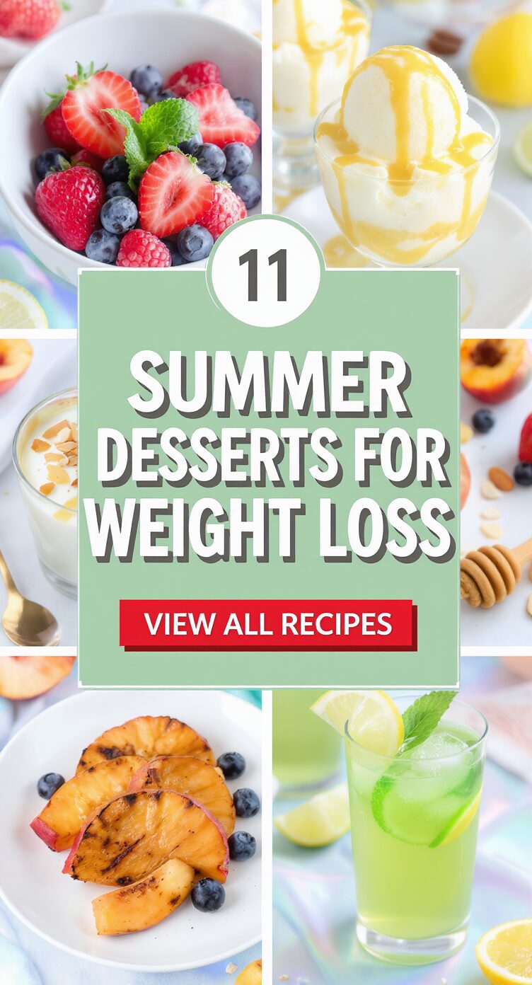 11 Light Summer Desserts for Weight Loss