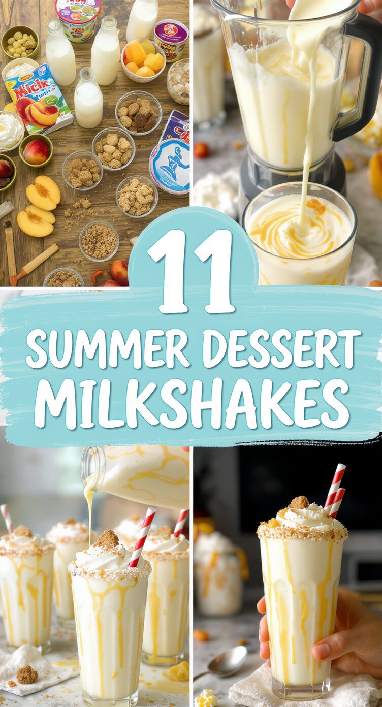 11 Summer Dessert Milkshakes for Movie Nights