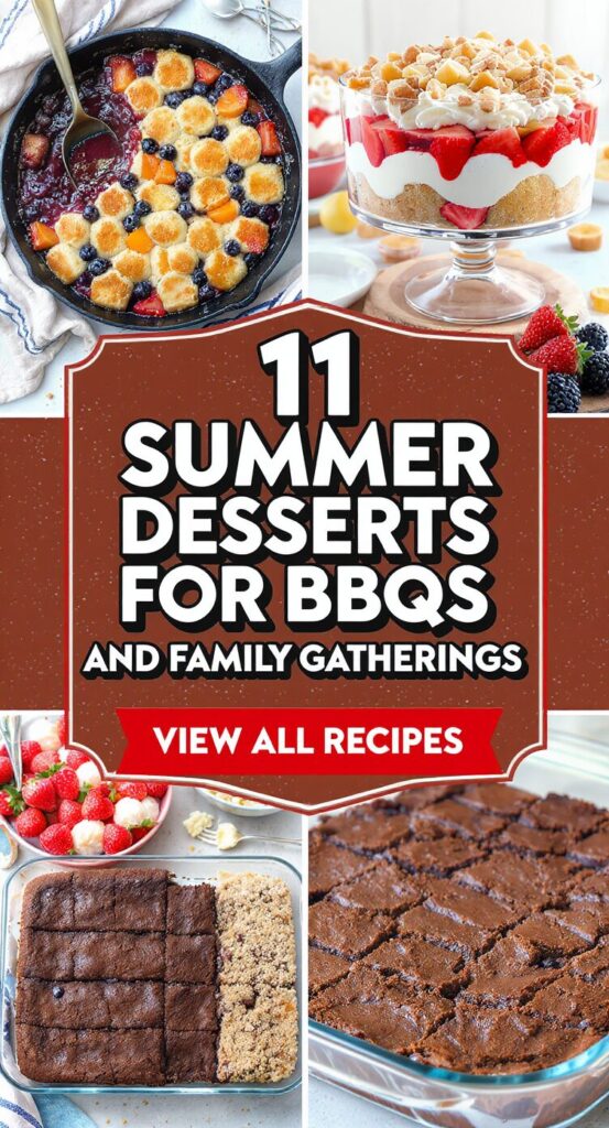 11 Summer Desserts for BBQs and Family Gatherings