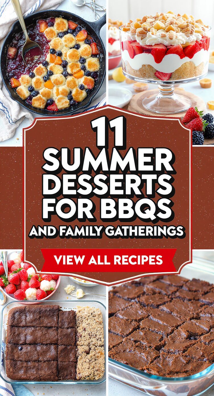 11 Summer Desserts for BBQs and Family Gatherings