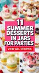 11 Summer Desserts in Jars for Parties