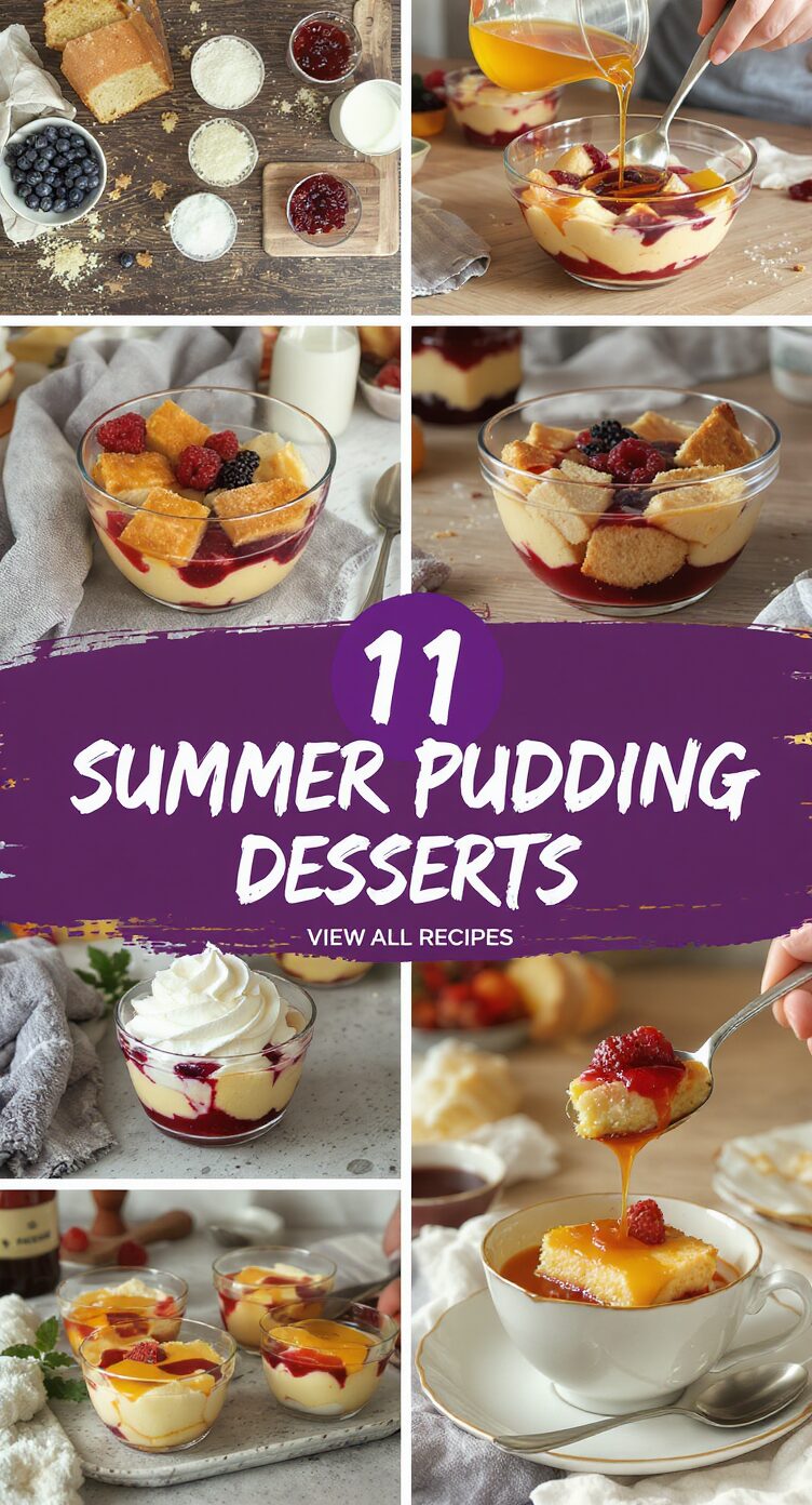 11 Summer Pudding Desserts for Afternoon Tea