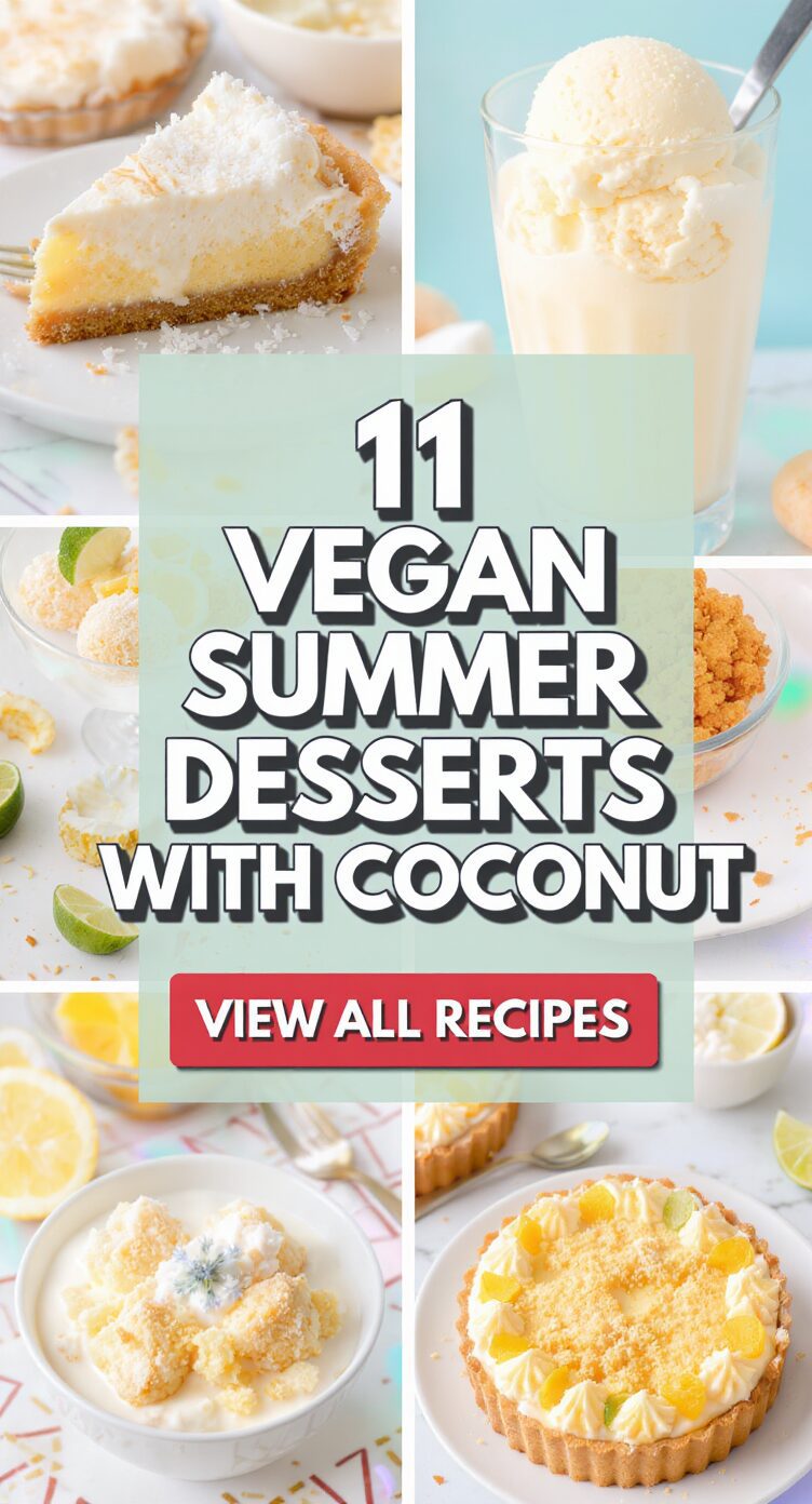 11 Vegan Summer Desserts With Coconut