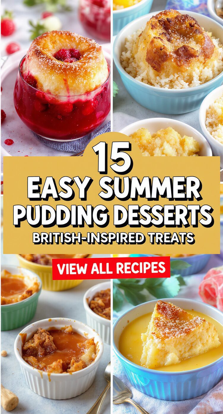 15 Easy Summer Pudding Desserts British-Inspired Treats
