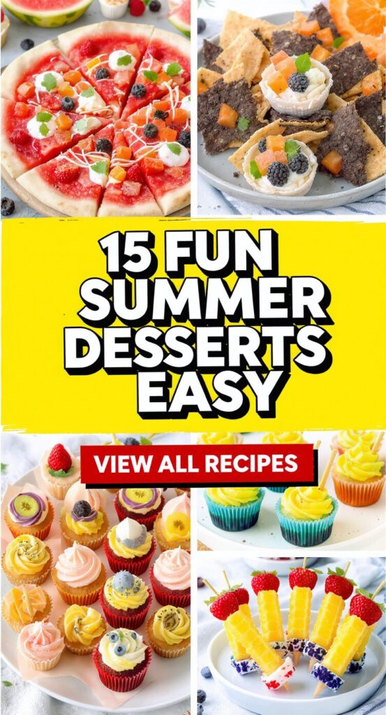 15 Fun Summer Desserts Easy Party Ideas