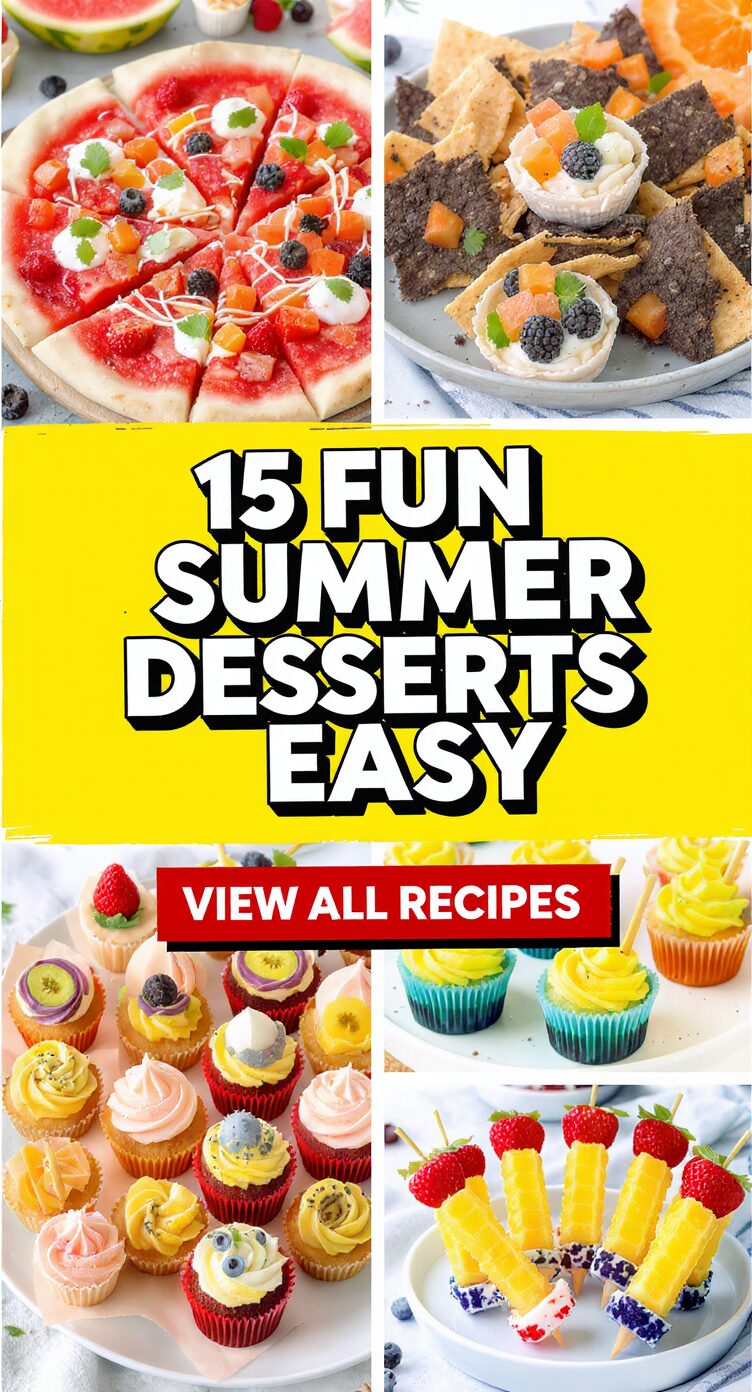 15 Fun Summer Desserts Easy Party Ideas