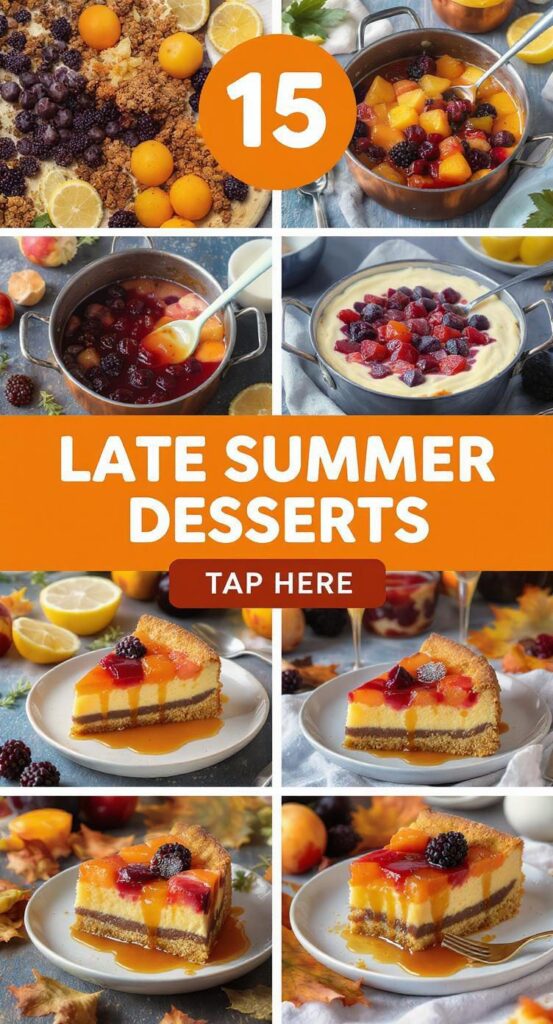 15 Late Summer Desserts | Harvest Season Treats