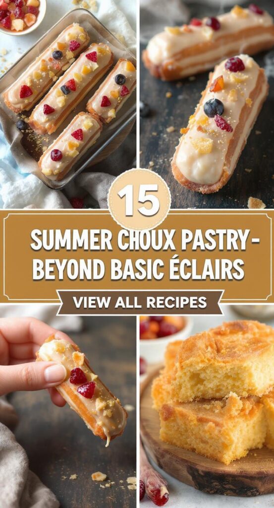 15 Summer Choux Pastry Creations Beyond Basic Éclairs
