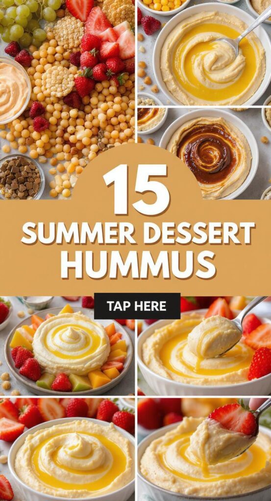 15 Summer Dessert Hummus | Sweet Bean Dip Variations